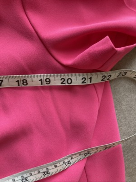 Trina Turk Floramaria Swing Pink Dress Sz 10 High-low Cut Outs - Picture 7 of 8